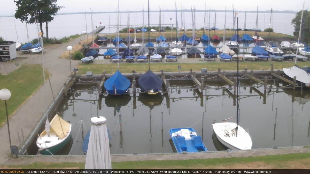 Archiv Foto Webcam Lembruch: Segler-Club Dümmer See