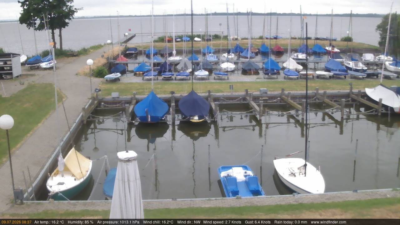 Archiv Foto Webcam Lembruch: Segler-Club Dümmer See