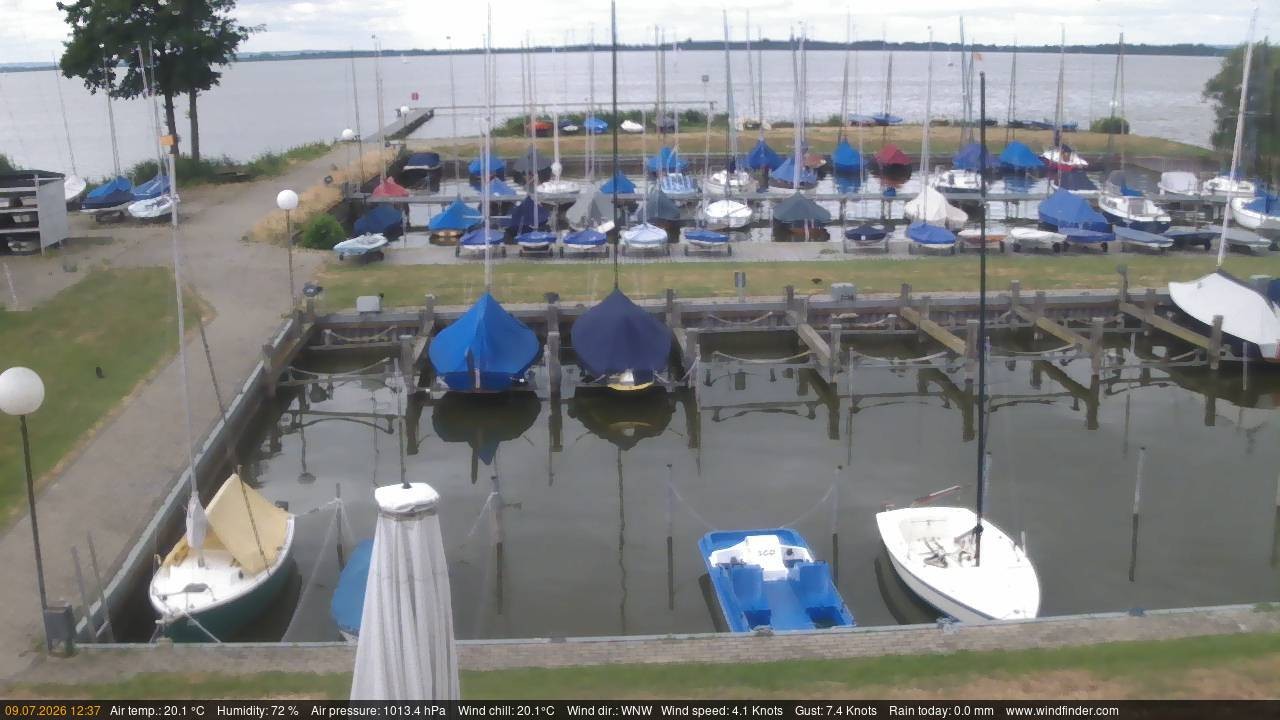 Archiv Foto Webcam Lembruch: Segler-Club Dümmer See
