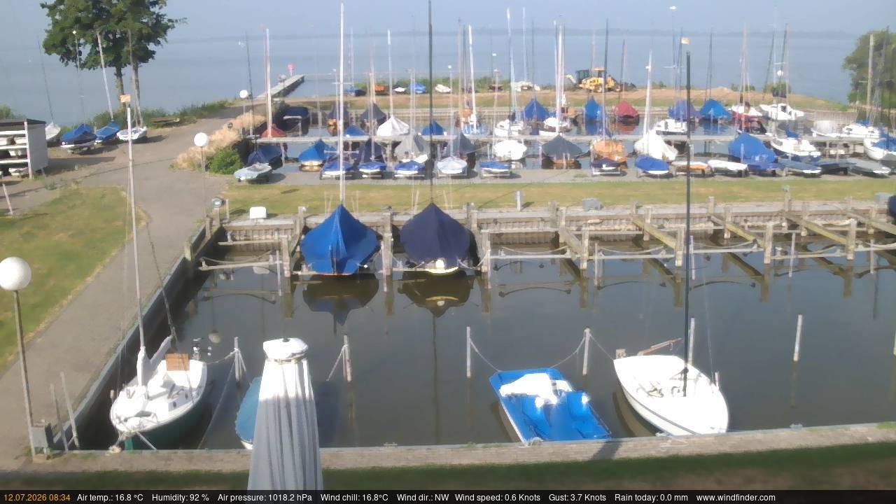Archiv Foto Webcam Lembruch: Segler-Club Dümmer See