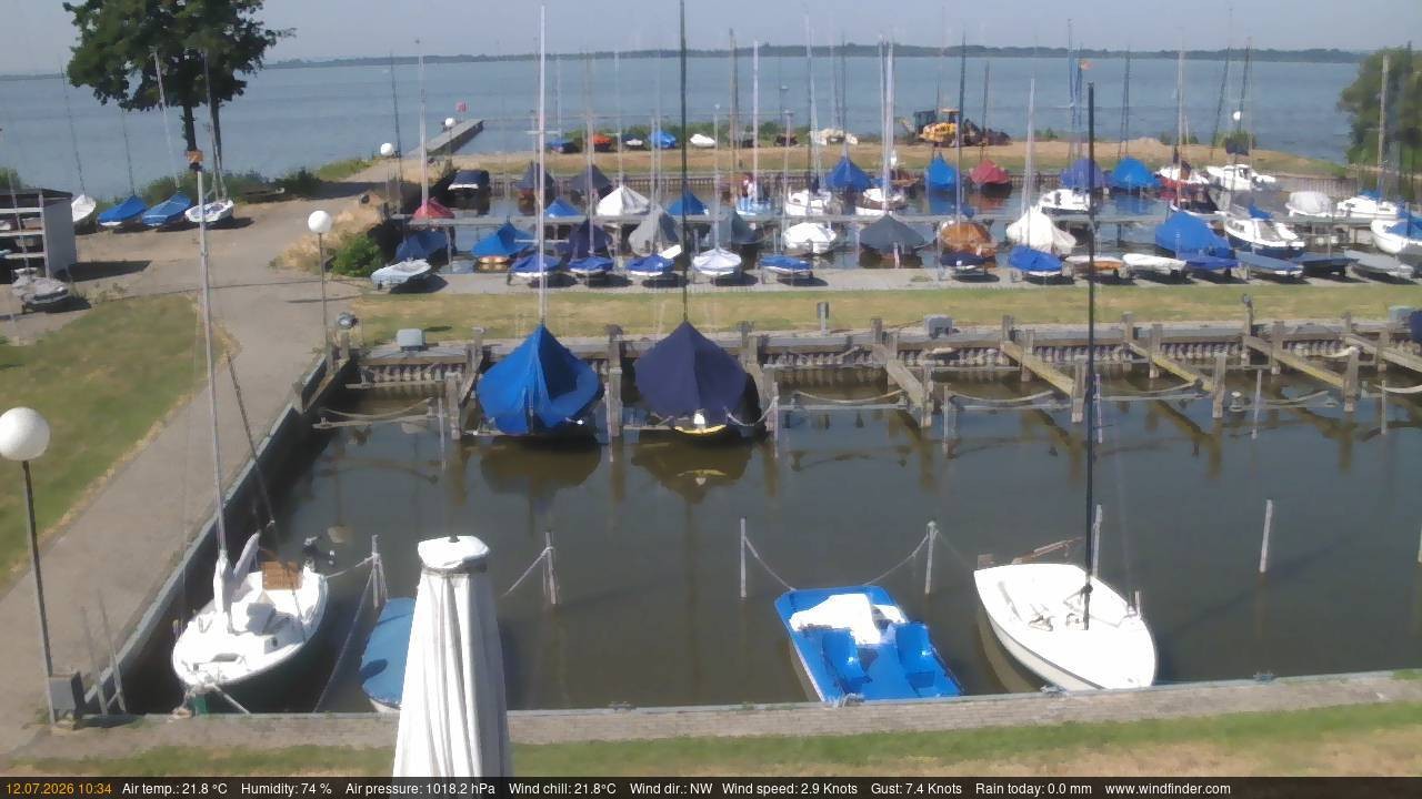 Archiv Foto Webcam Lembruch: Segler-Club Dümmer See