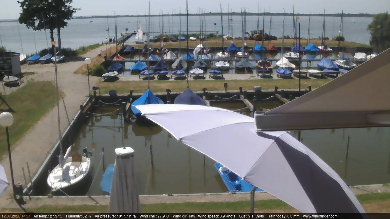 Archiv Foto Webcam Lembruch: Segler-Club Dümmer See