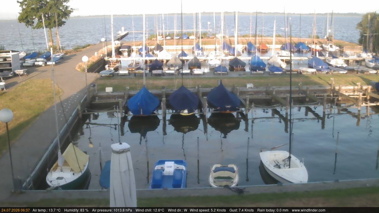 Archiv Foto Webcam Lembruch: Segler-Club Dümmer See