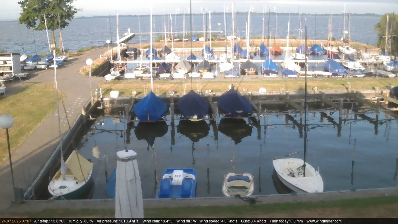 Archiv Foto Webcam Lembruch: Segler-Club Dümmer See