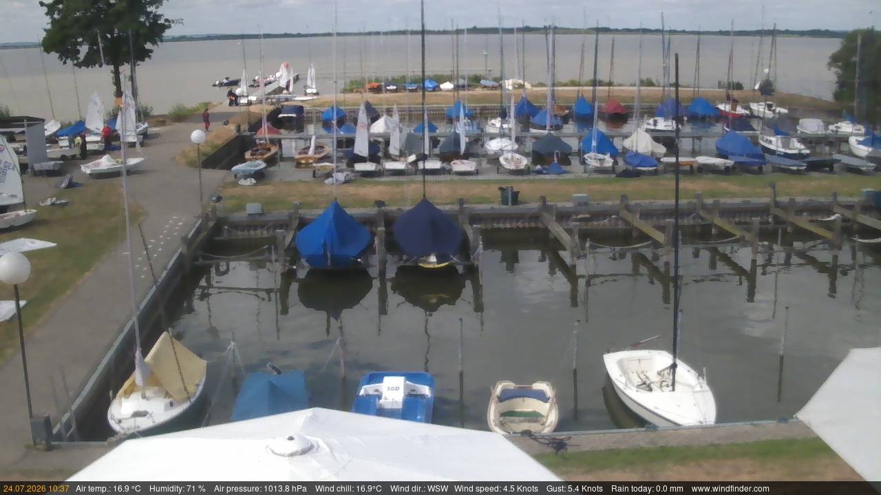 Archiv Foto Webcam Lembruch: Segler-Club Dümmer See