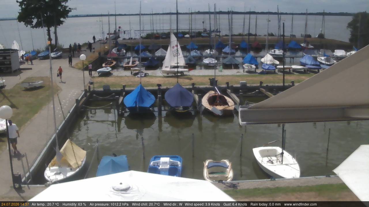 Archiv Foto Webcam Lembruch: Segler-Club Dümmer See
