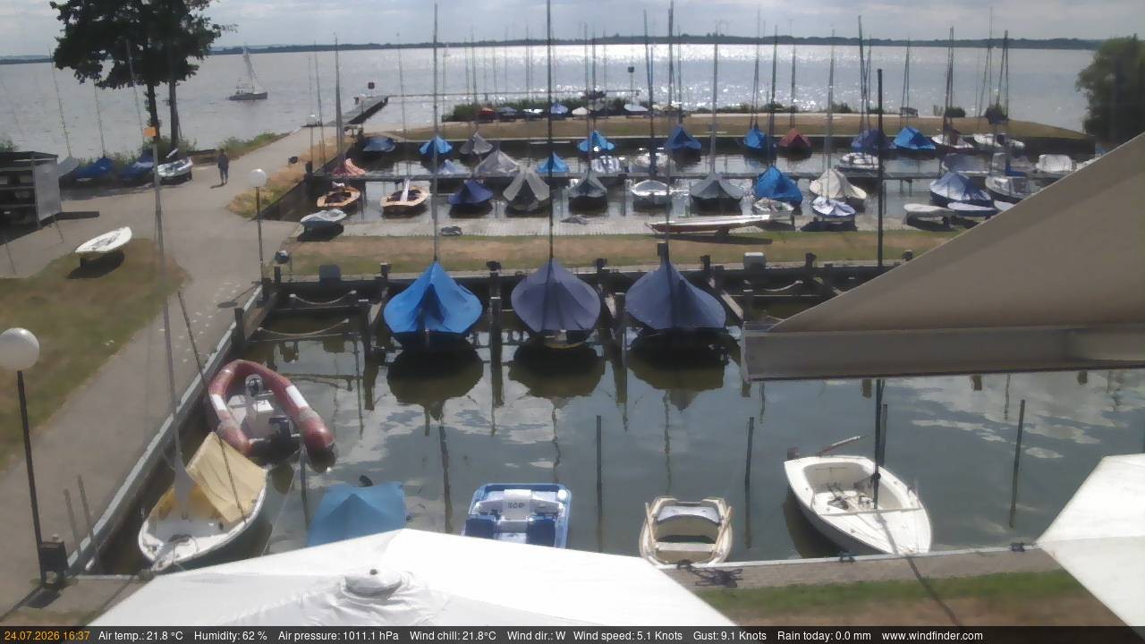 Archiv Foto Webcam Lembruch: Segler-Club Dümmer See