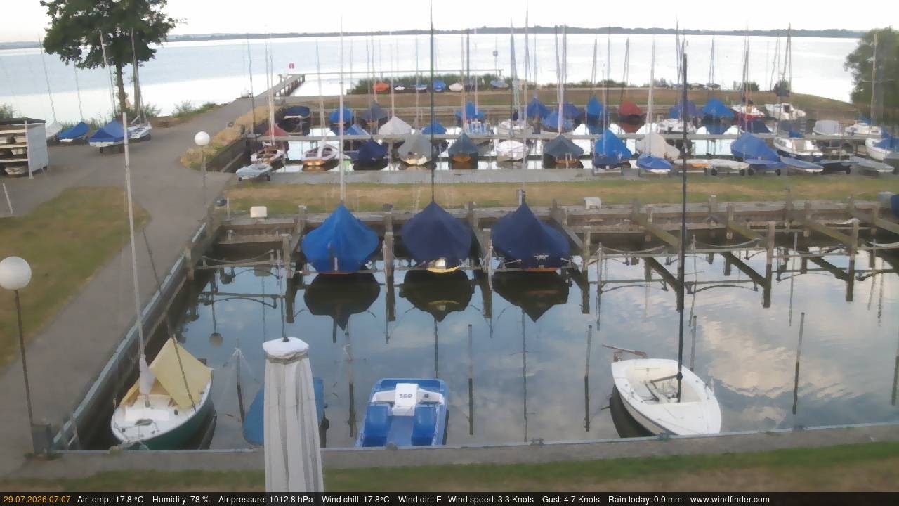 Archiv Foto Webcam Lembruch: Segler-Club Dümmer See