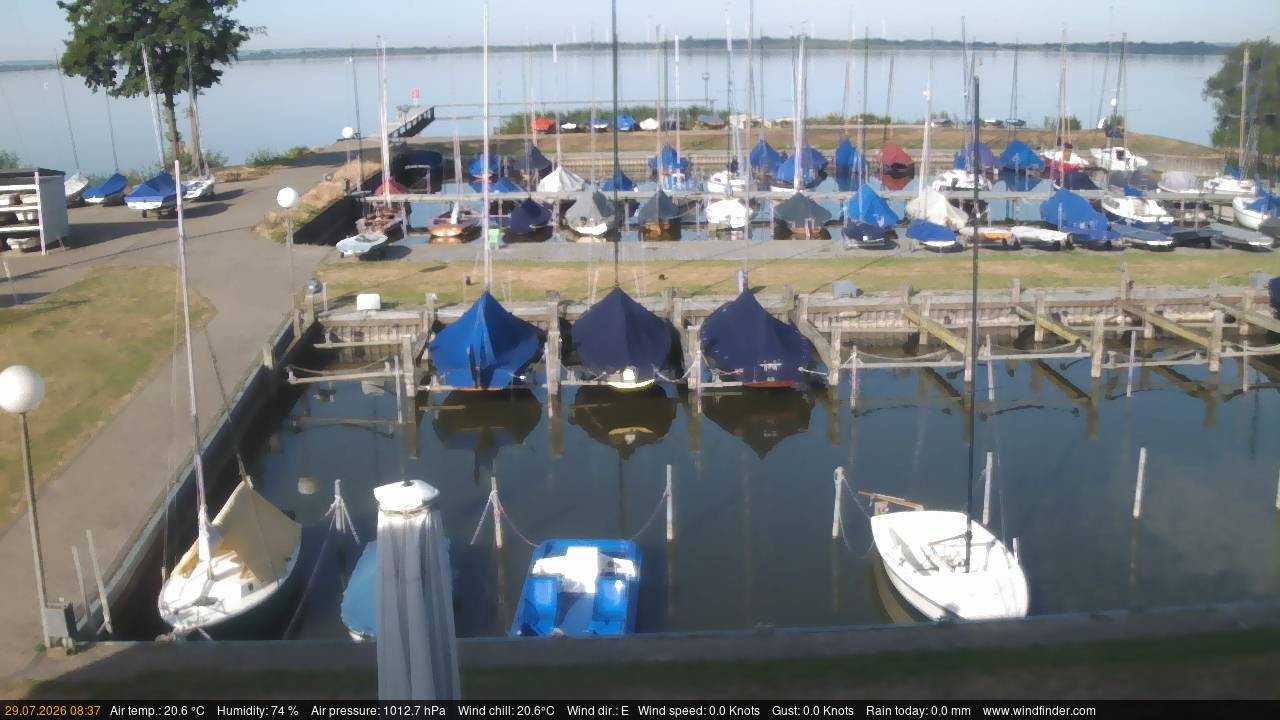 Archiv Foto Webcam Lembruch: Segler-Club Dümmer See