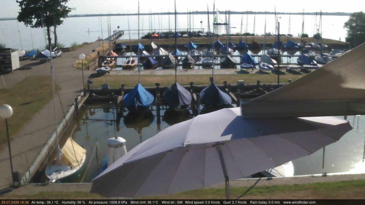 Archiv Foto Webcam Lembruch: Segler-Club Dümmer See