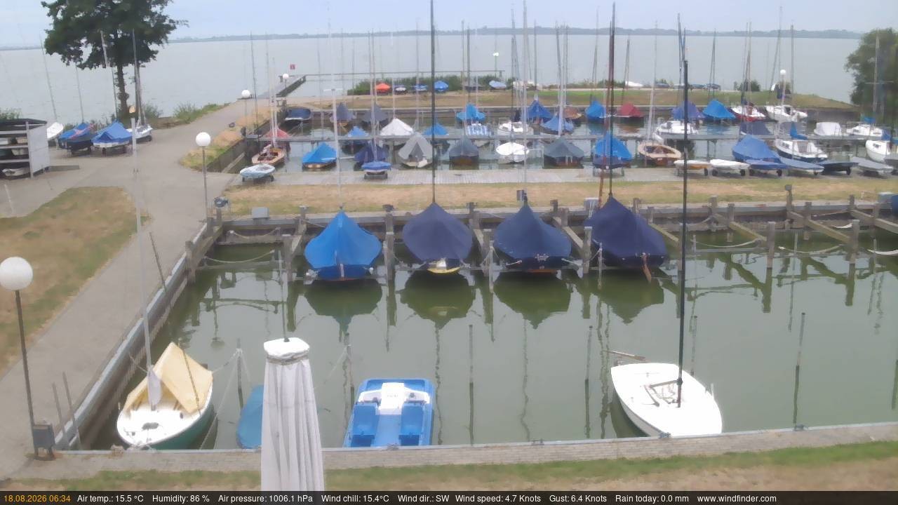 Archiv Foto Webcam Lembruch: Segler-Club Dümmer See