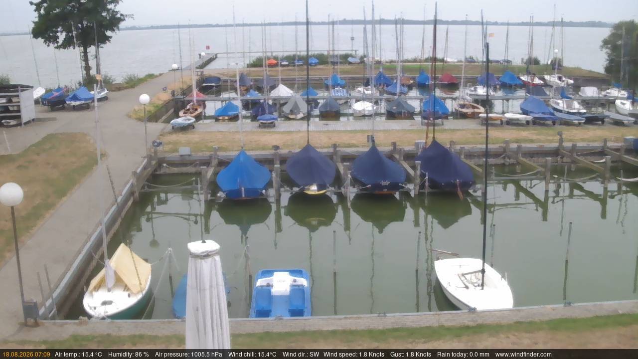 Archiv Foto Webcam Lembruch: Segler-Club Dümmer See