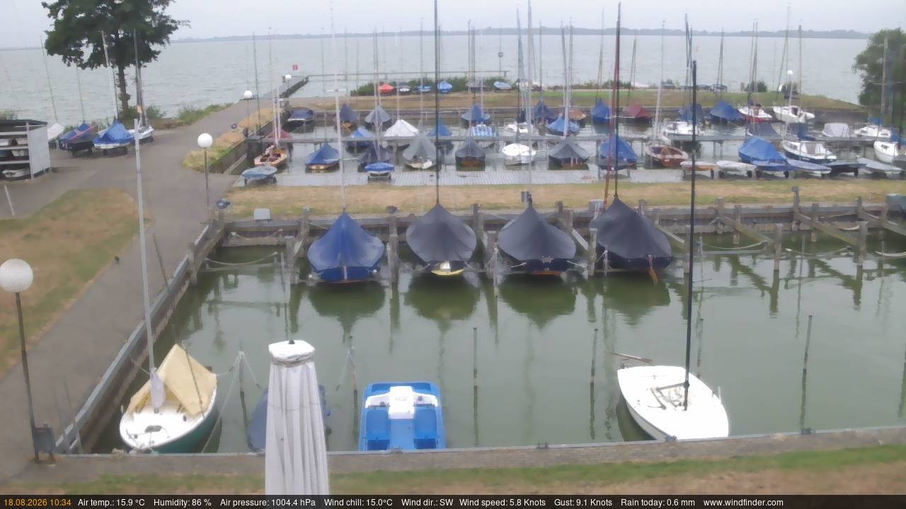 Archiv Foto Webcam Lembruch: Segler-Club Dümmer See