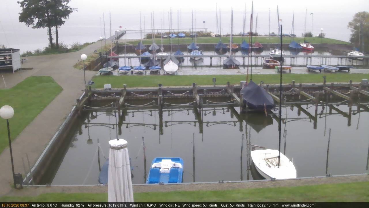 Archiv Foto Webcam Lembruch: Segler-Club Dümmer See