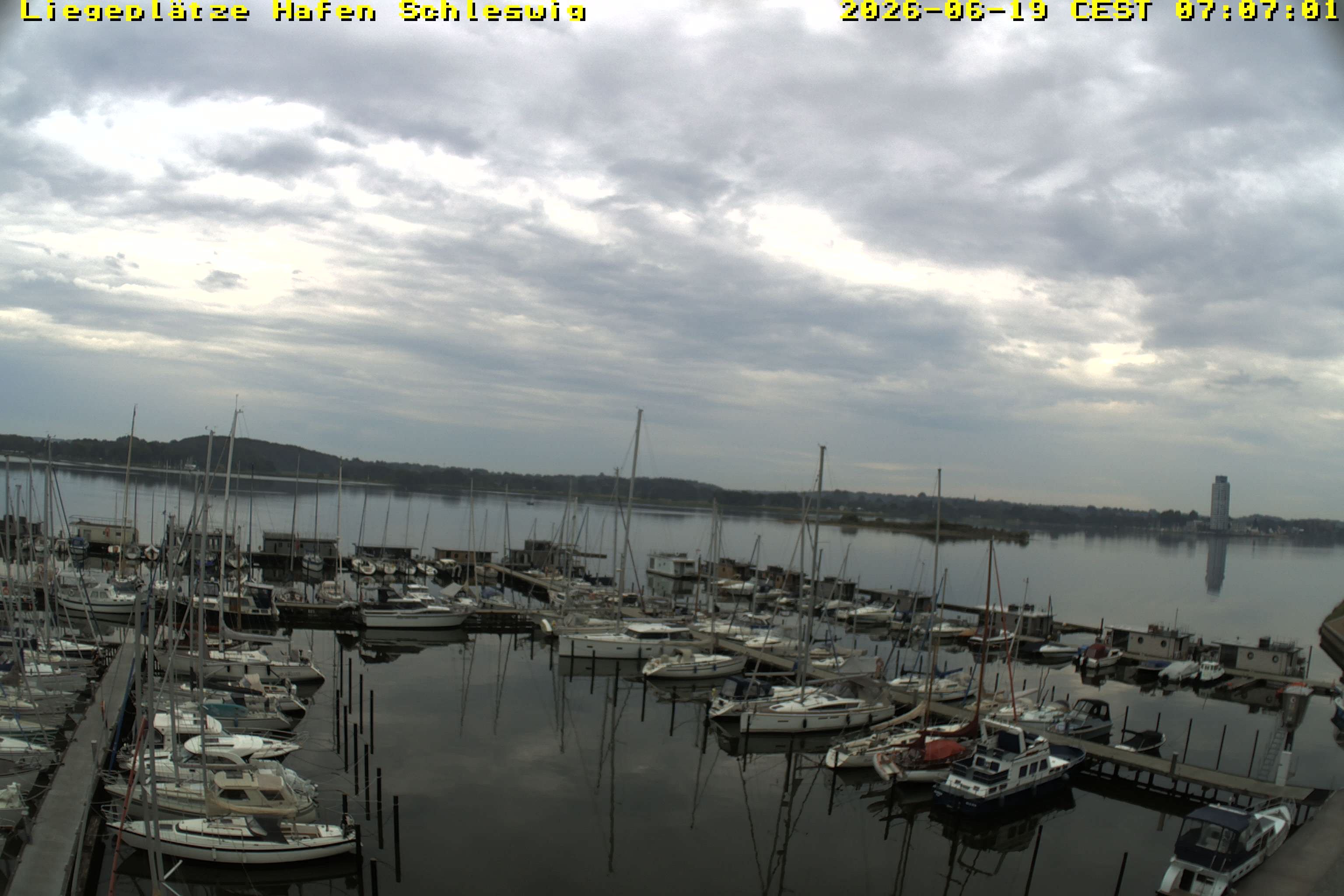 Archiv Foto Webcam Schleswig Hafen