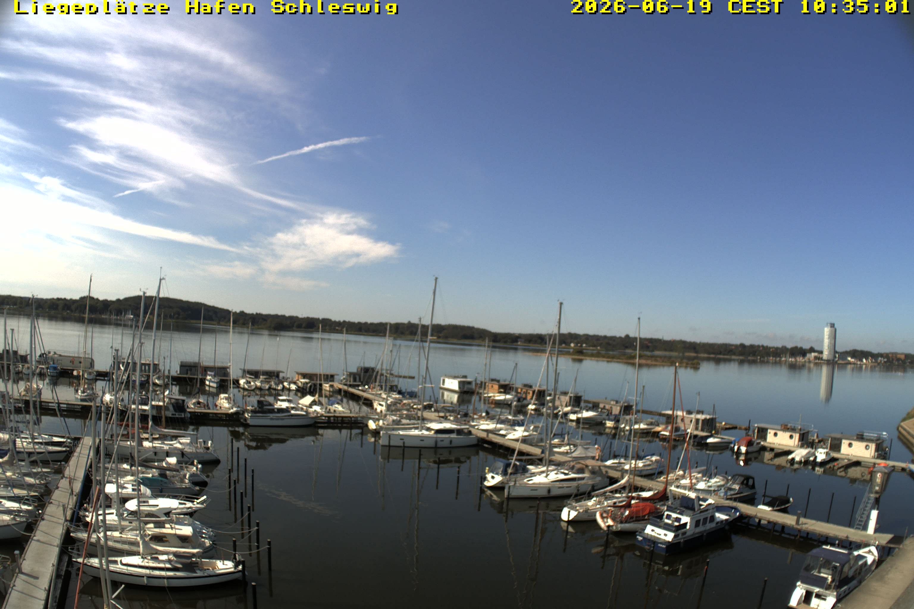 Archiv Foto Webcam Schleswig Hafen