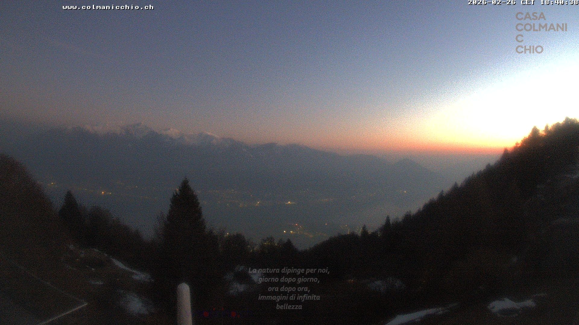 Archived image Webcam Cimetta: Mountain Hut Colmanicchio