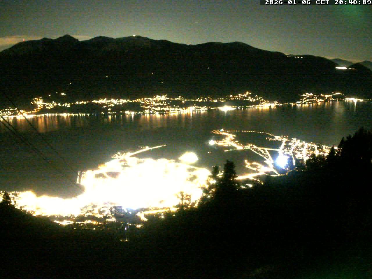 Archiv Foto Webcam Cardada: Blick Seilbahn