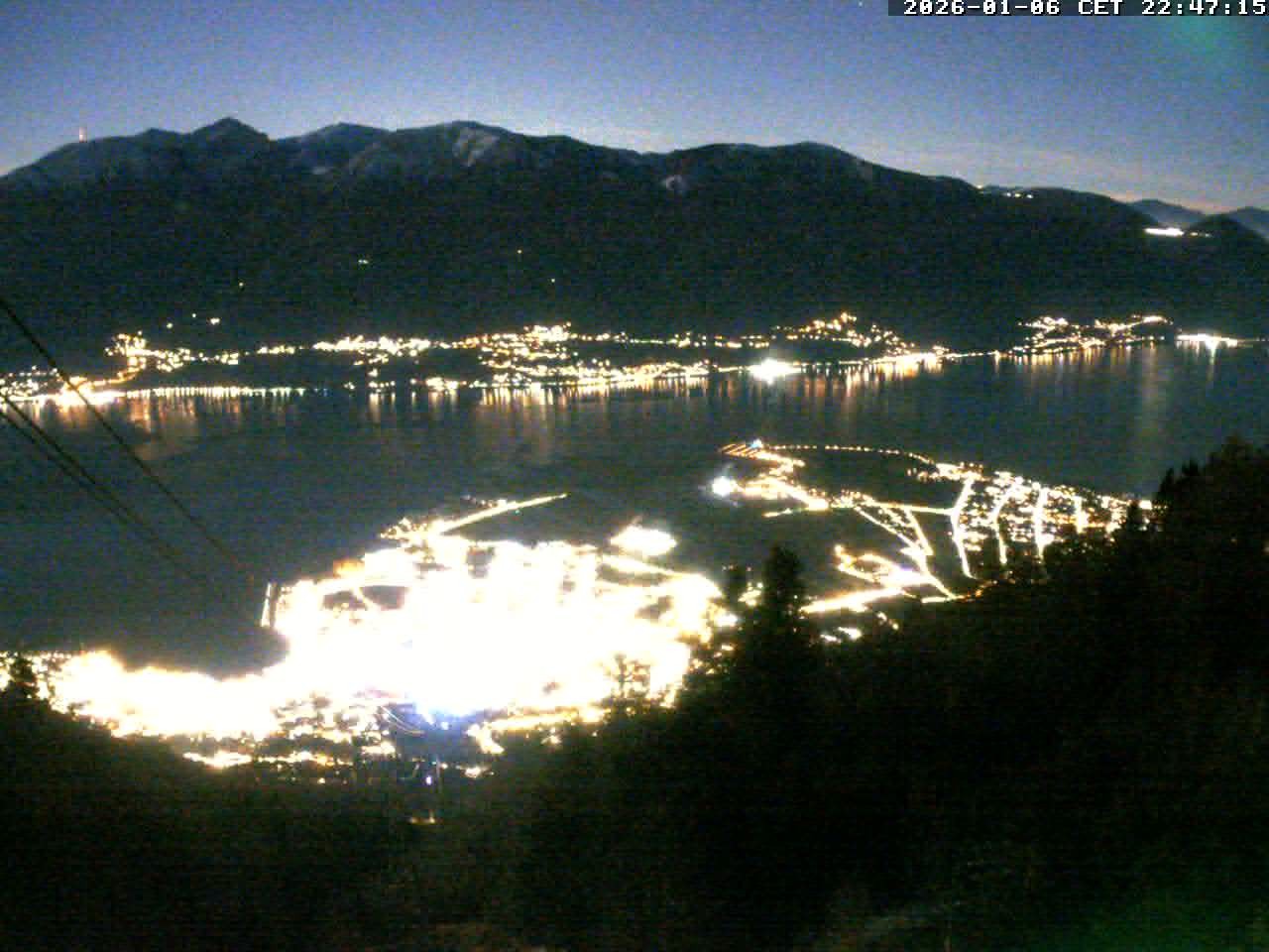 Archiv Foto Webcam Cardada: Blick Seilbahn