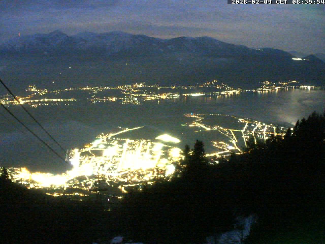 Archiv Foto Webcam Cardada: Blick Seilbahn