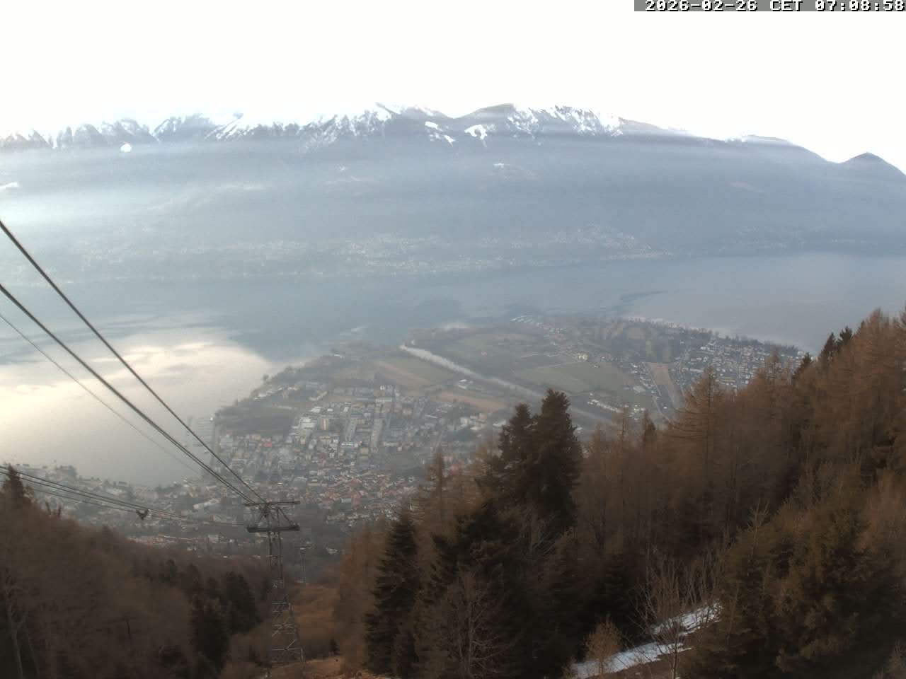 Archived image Webcam Cardada: View Aerialtram