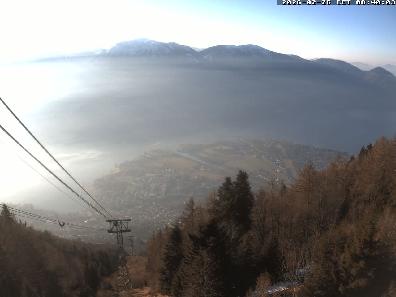 Archived image Webcam Cardada: View Aerialtram
