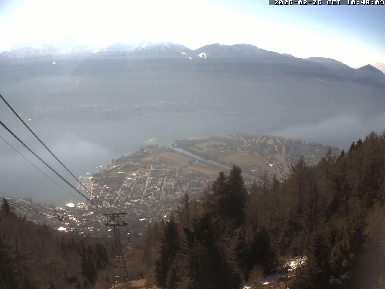 Archived image Webcam Cardada: View Aerialtram