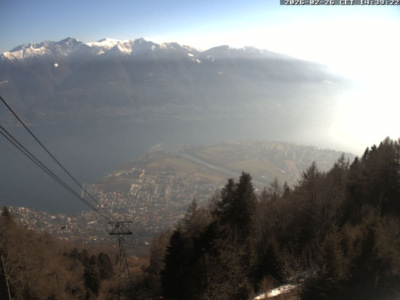 Archived image Webcam Cardada: View Aerialtram