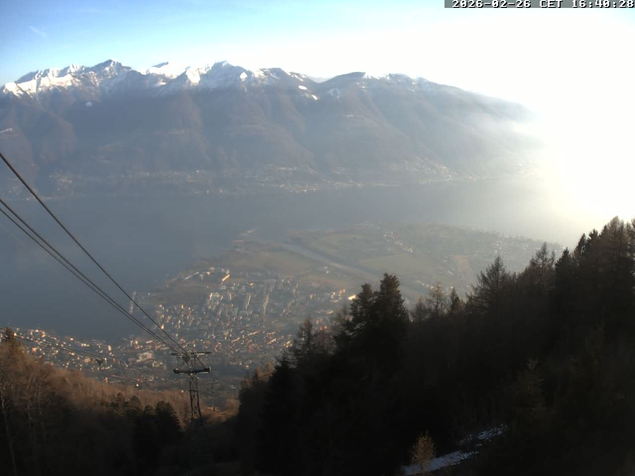 Archived image Webcam Cardada: View Aerialtram