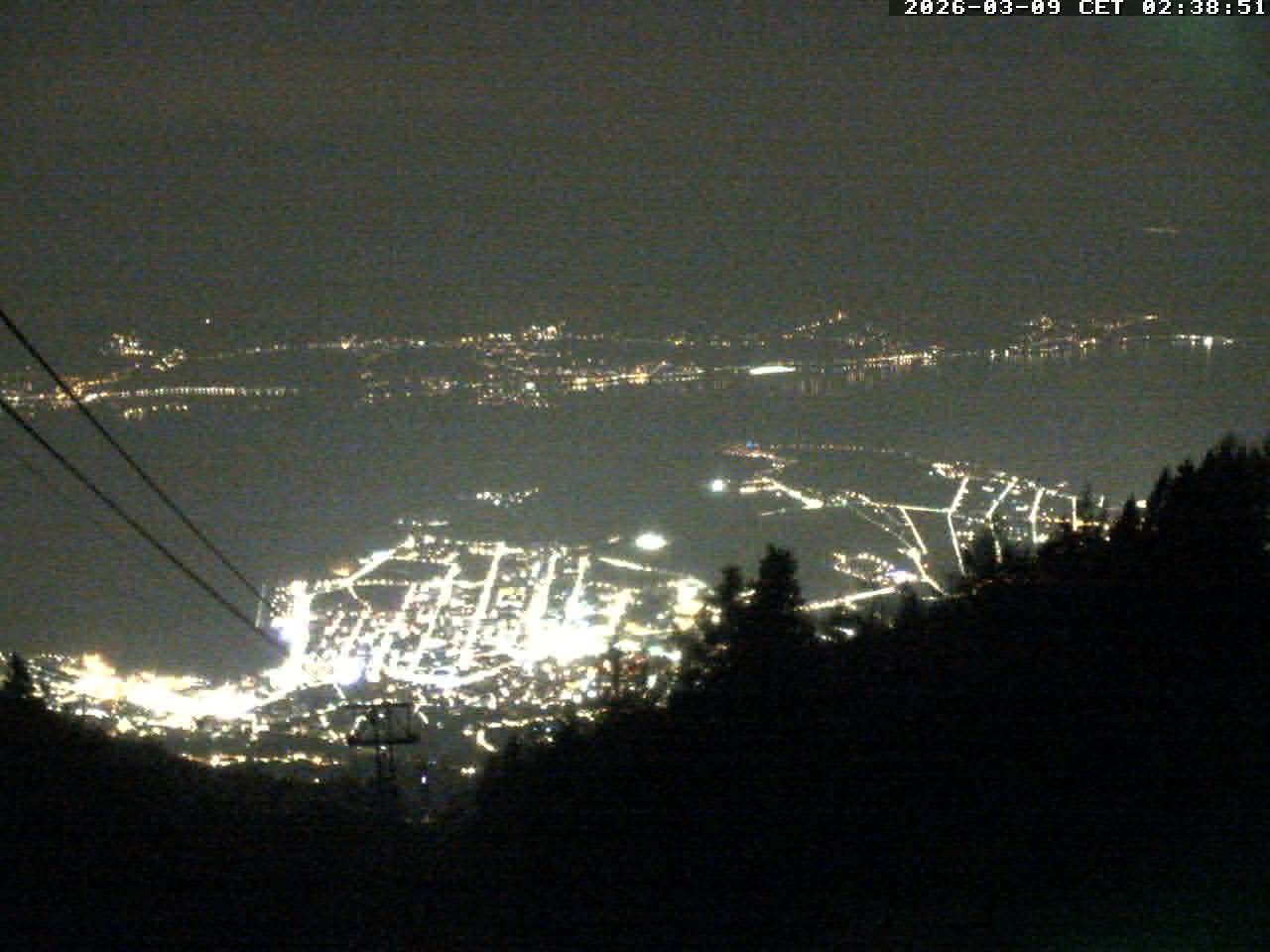 Archiv Foto Webcam Cardada: Blick Seilbahn