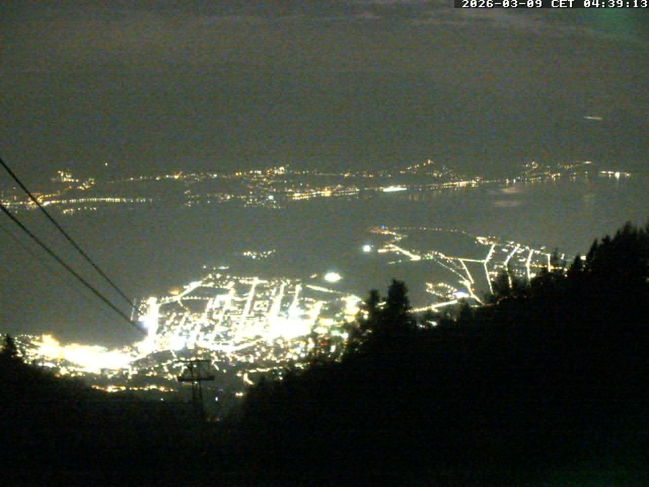 Archiv Foto Webcam Cardada: Blick Seilbahn