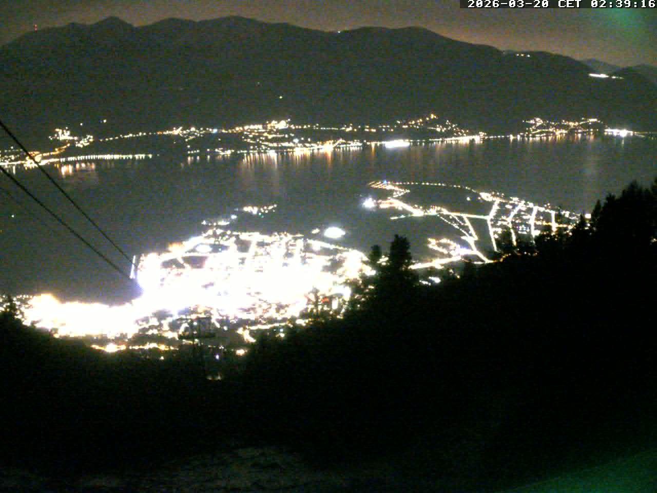 Archiv Foto Webcam Cardada: Blick Seilbahn