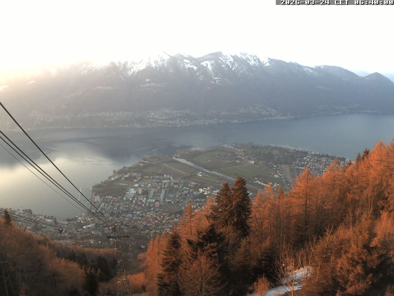 Archived image Webcam Cardada: View Aerialtram
