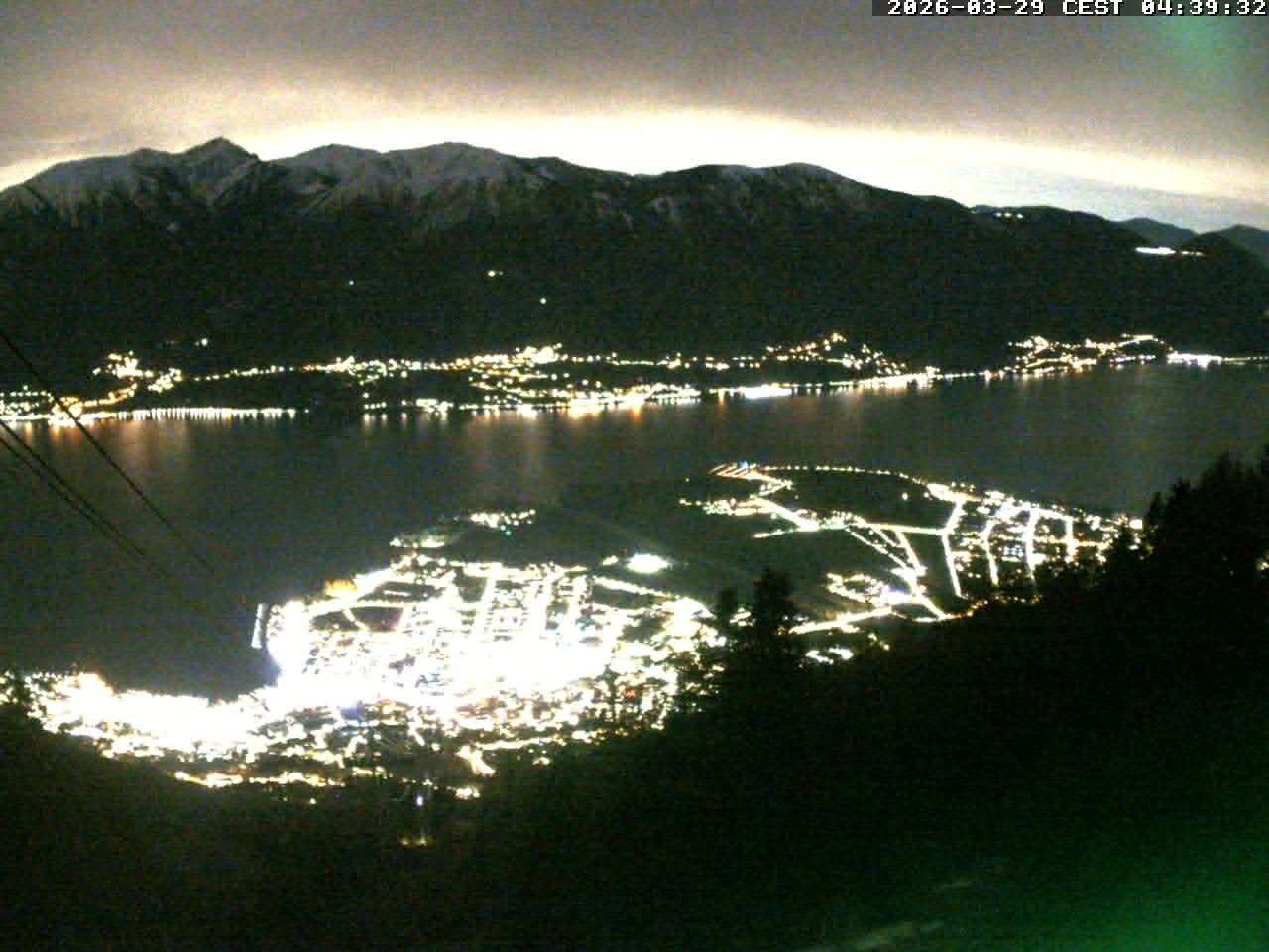Archiv Foto Webcam Cardada: Blick Seilbahn
