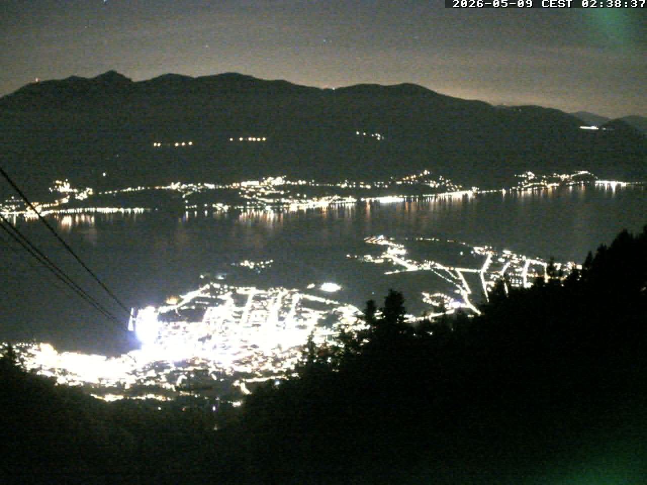 Archiv Foto Webcam Cardada: Blick Seilbahn