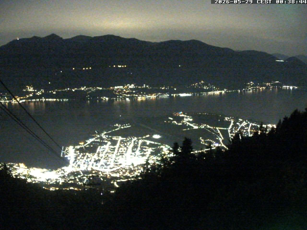 Archiv Foto Webcam Cardada: Blick Seilbahn