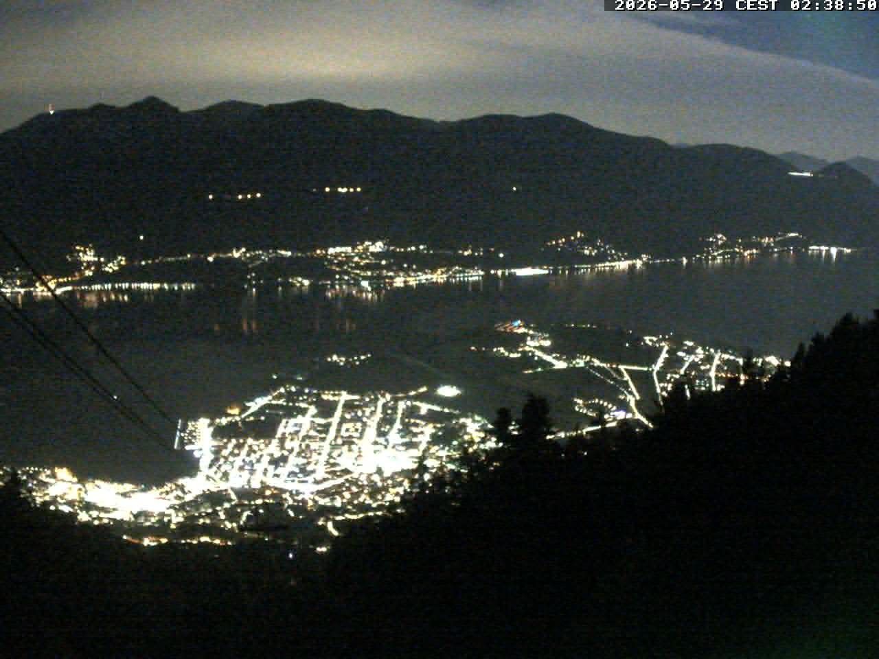 Archiv Foto Webcam Cardada: Blick Seilbahn
