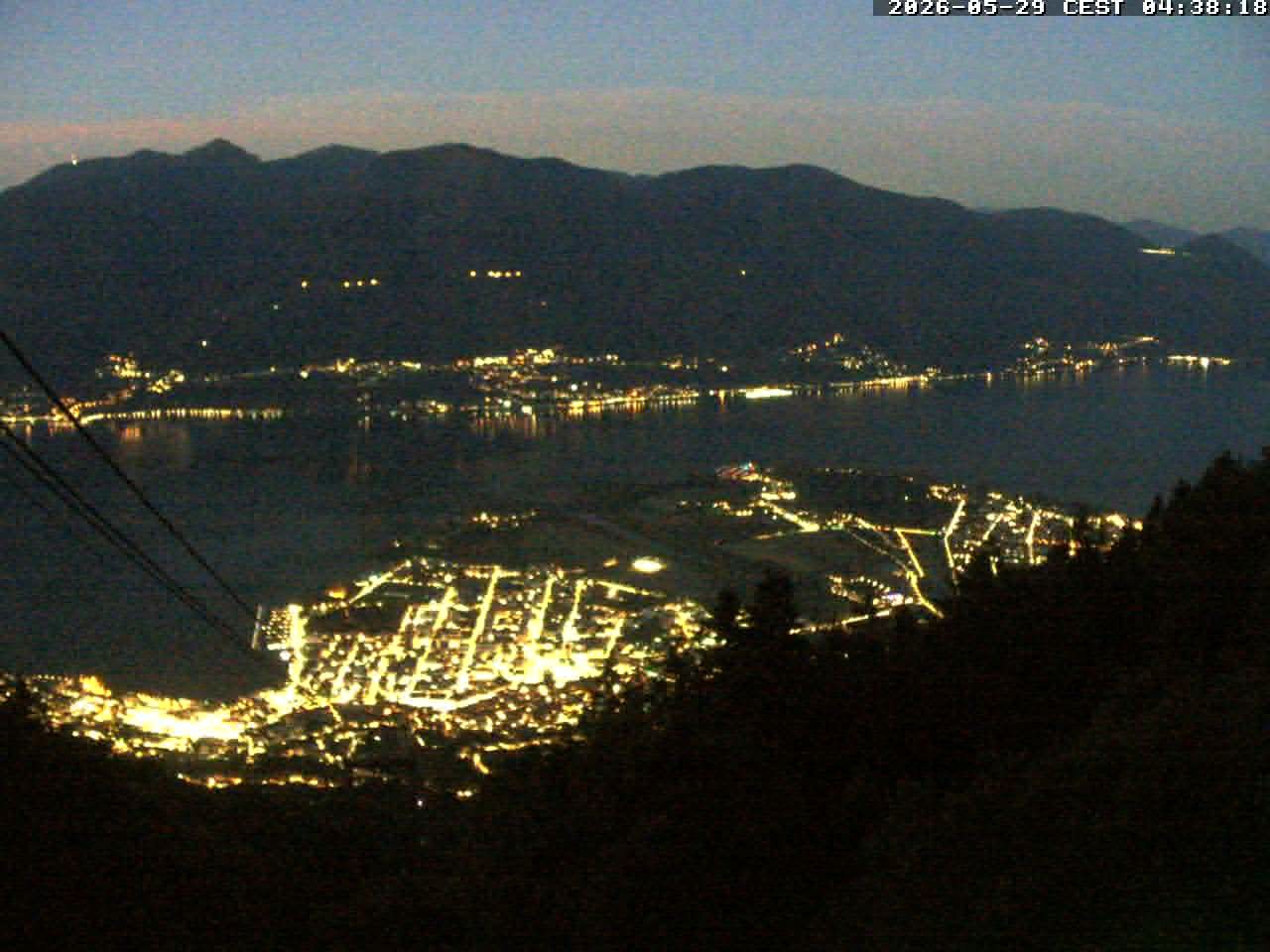 Archiv Foto Webcam Cardada: Blick Seilbahn
