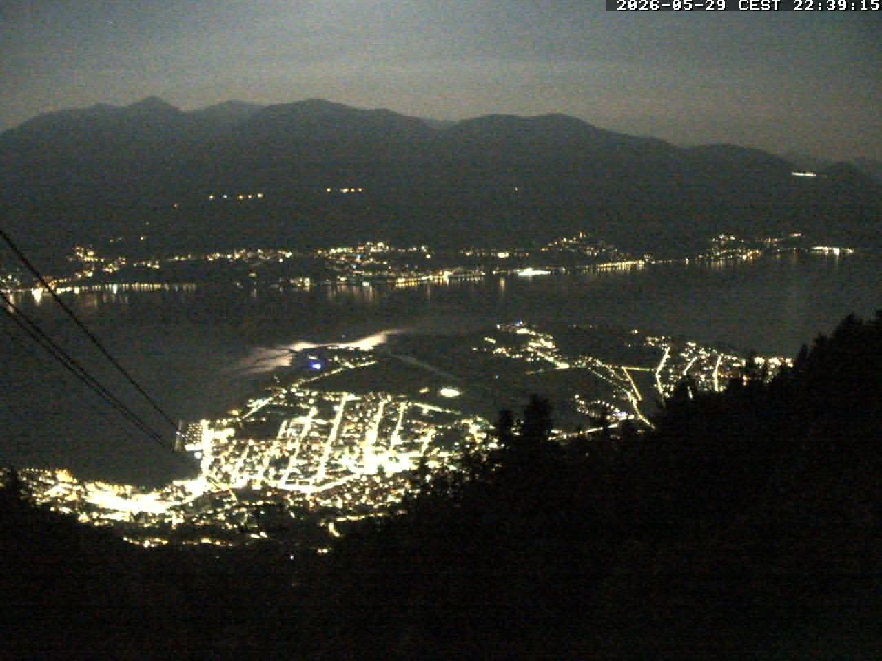 Archiv Foto Webcam Cardada: Blick Seilbahn