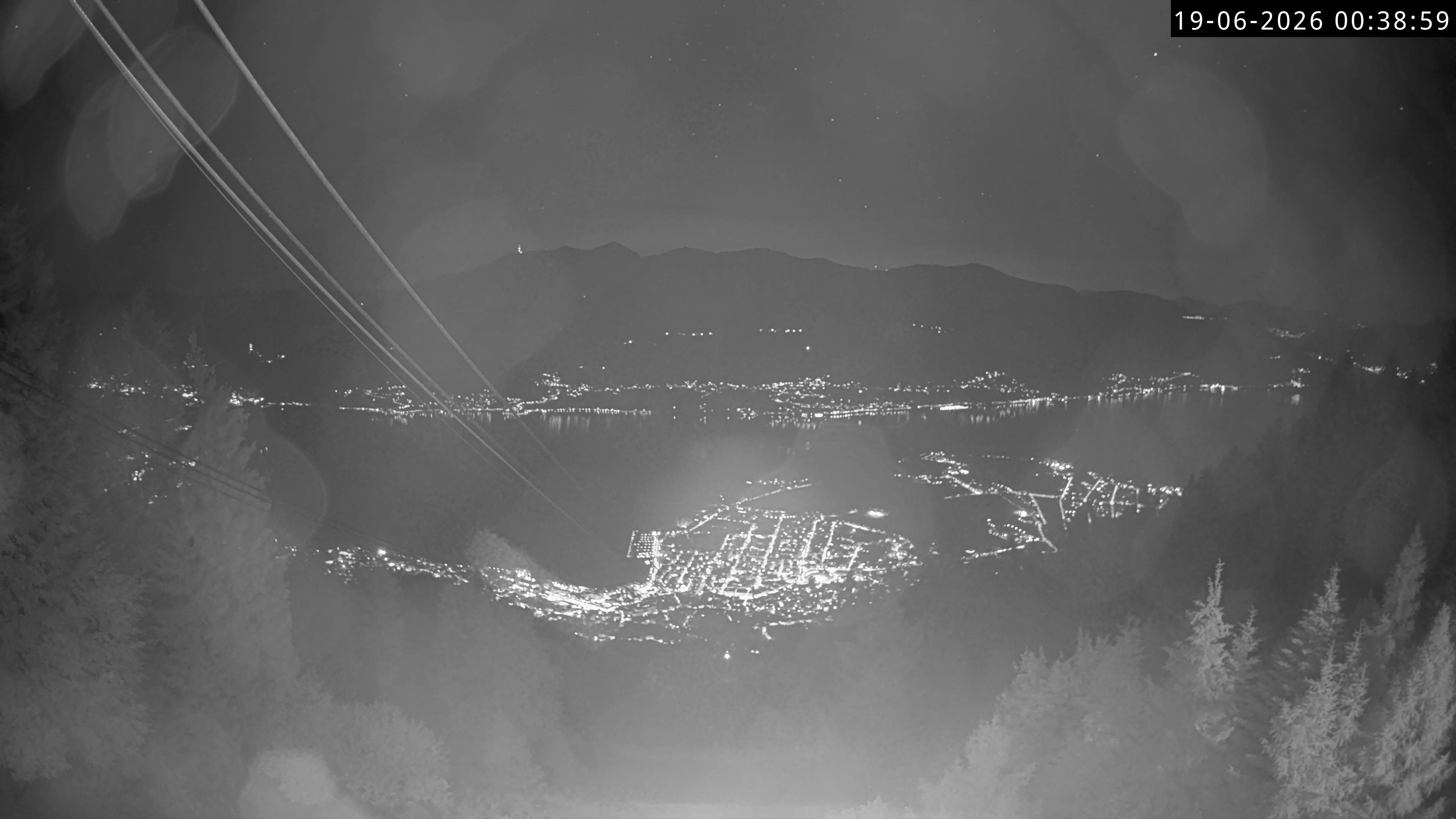 Archiv Foto Webcam Cardada: Blick Seilbahn