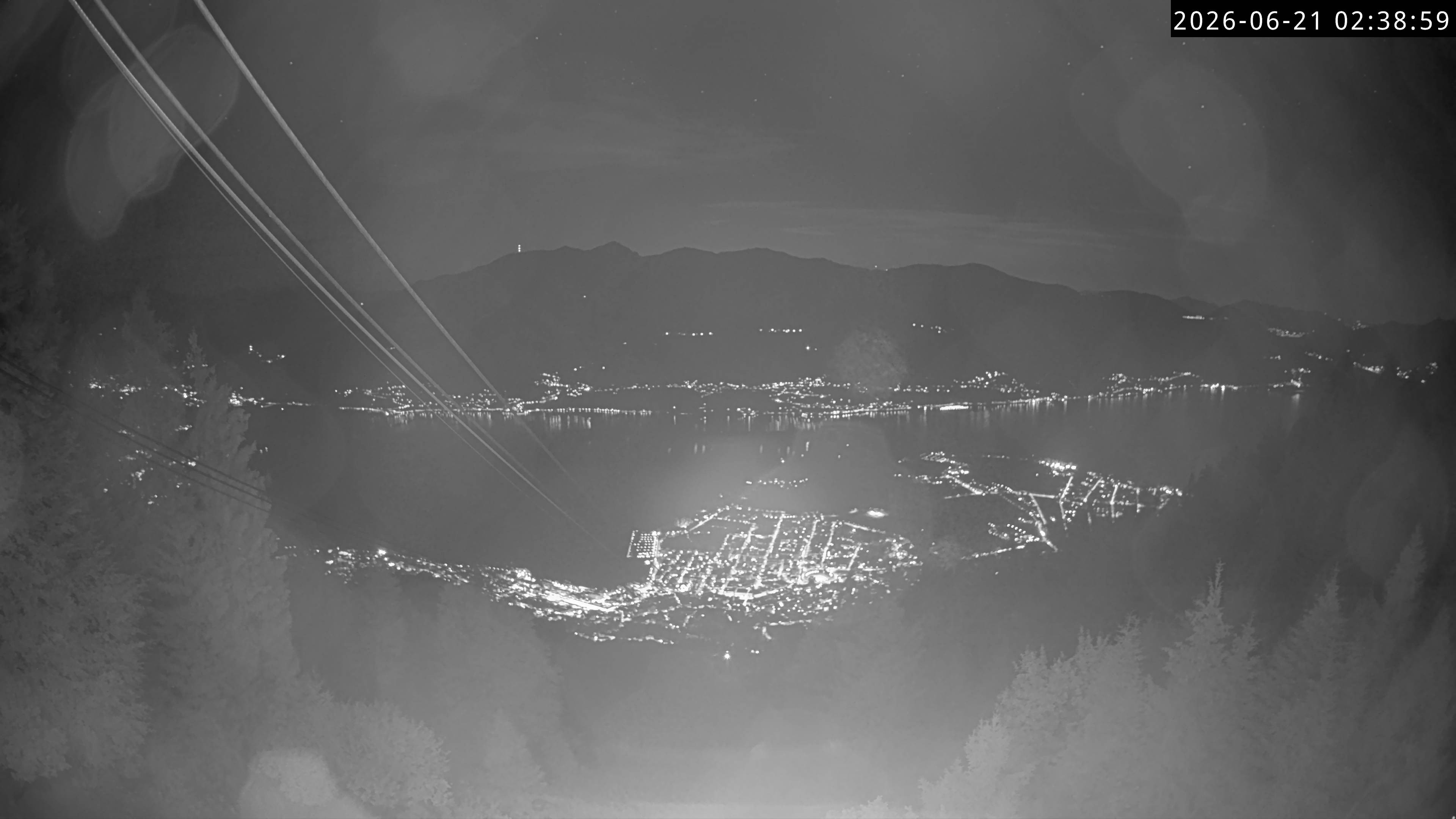 Archiv Foto Webcam Cardada: Blick Seilbahn