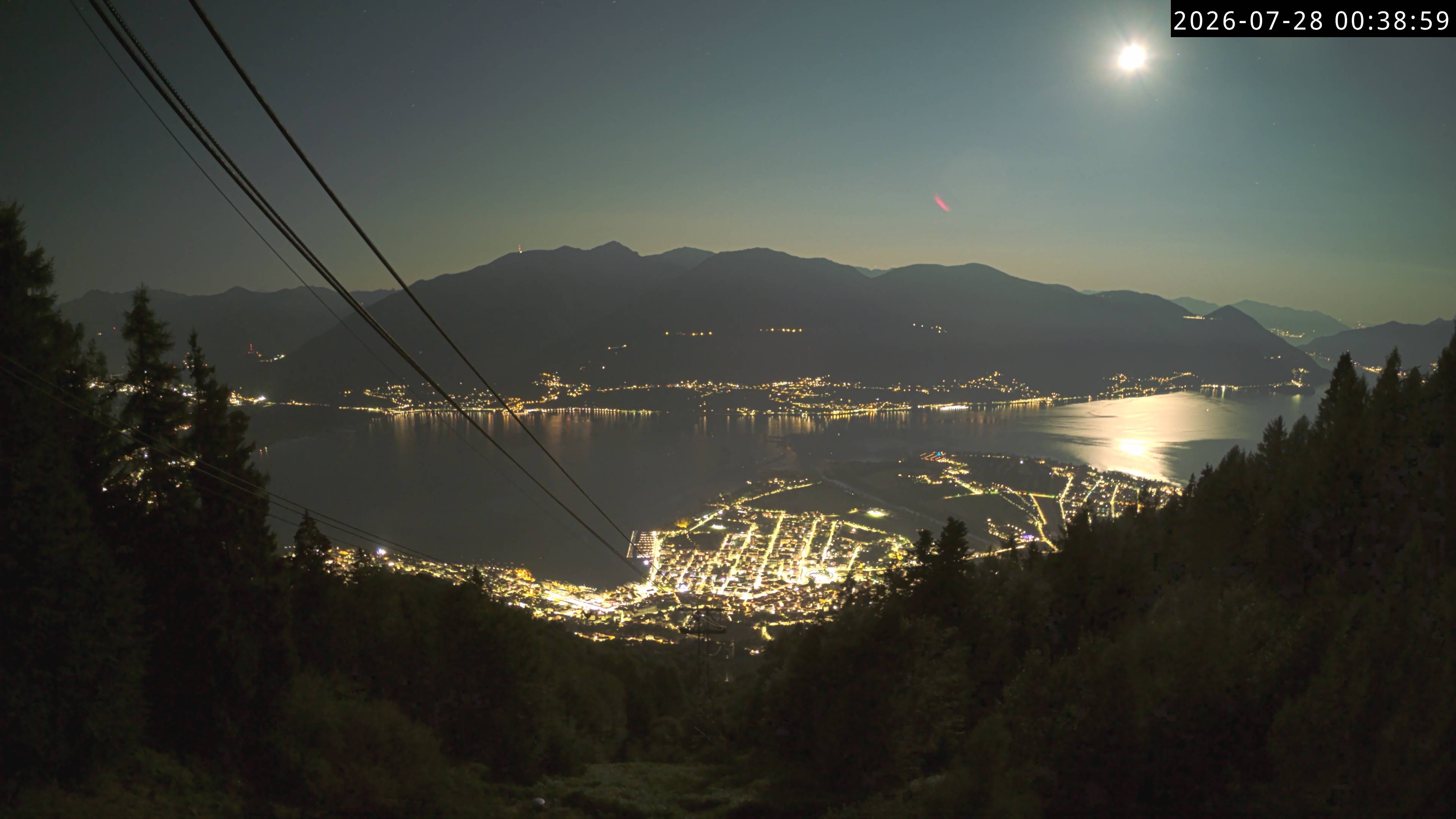 Archived image Webcam Cardada: View Aerialtram