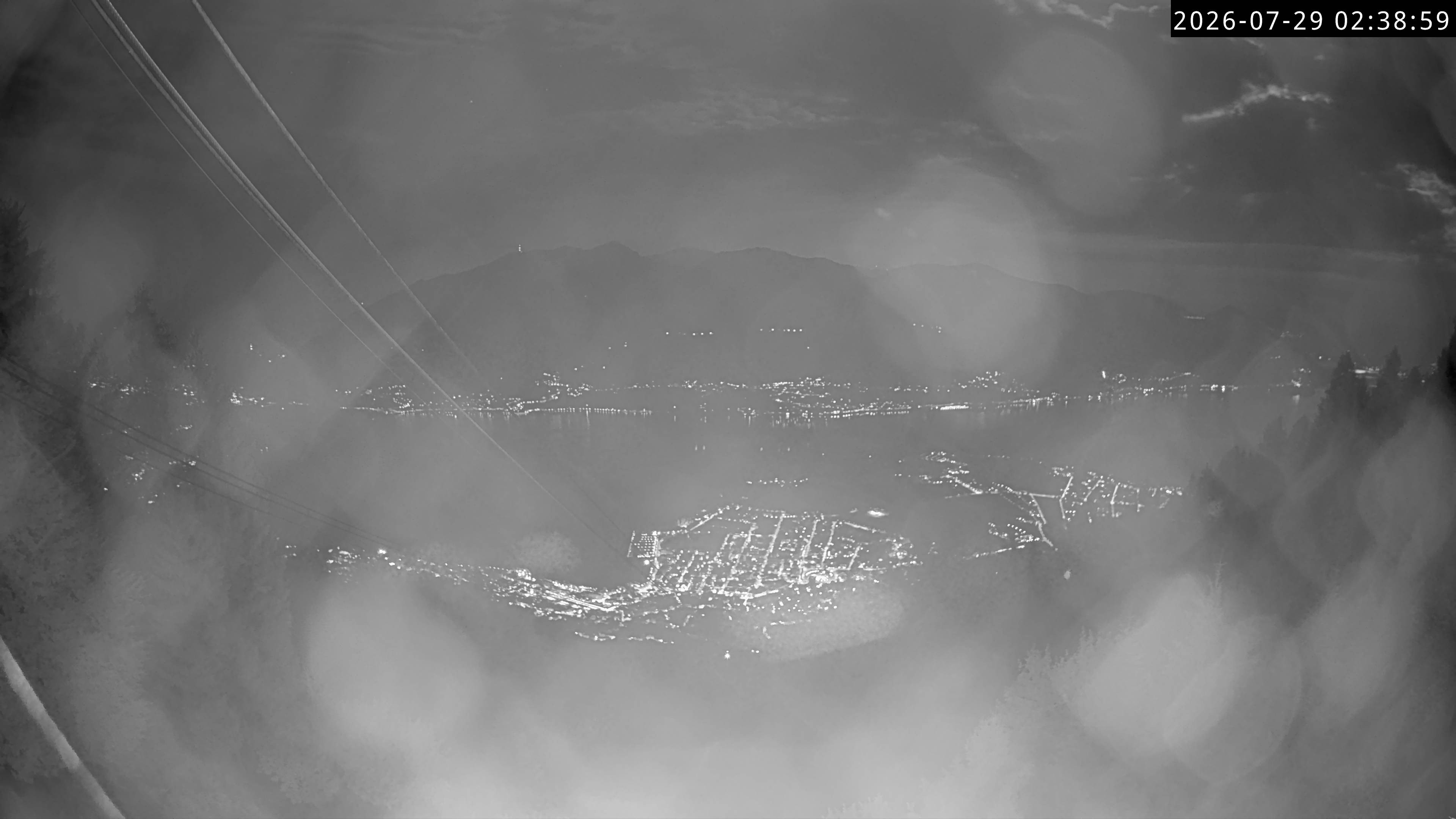 Archiv Foto Webcam Cardada: Blick Seilbahn