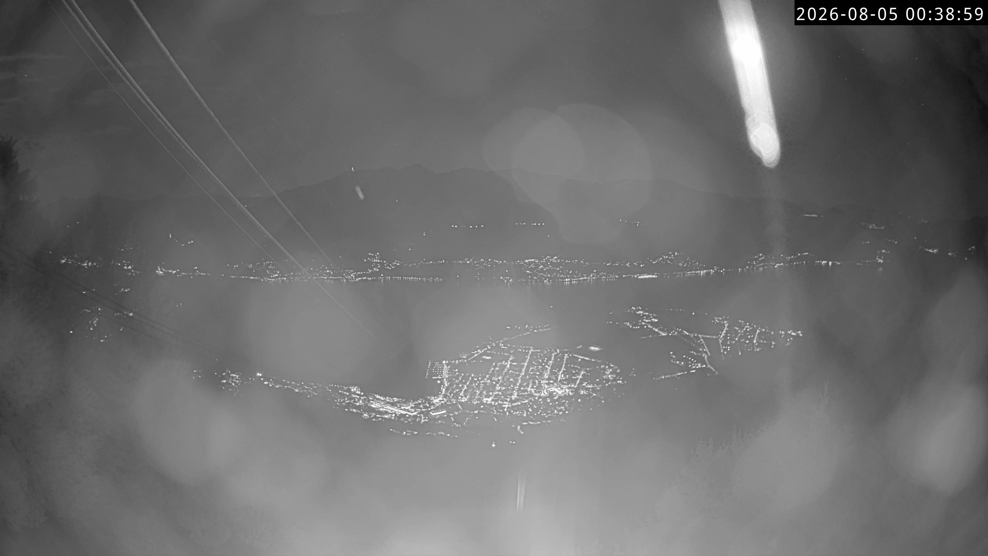 Archiv Foto Webcam Cardada: Blick Seilbahn