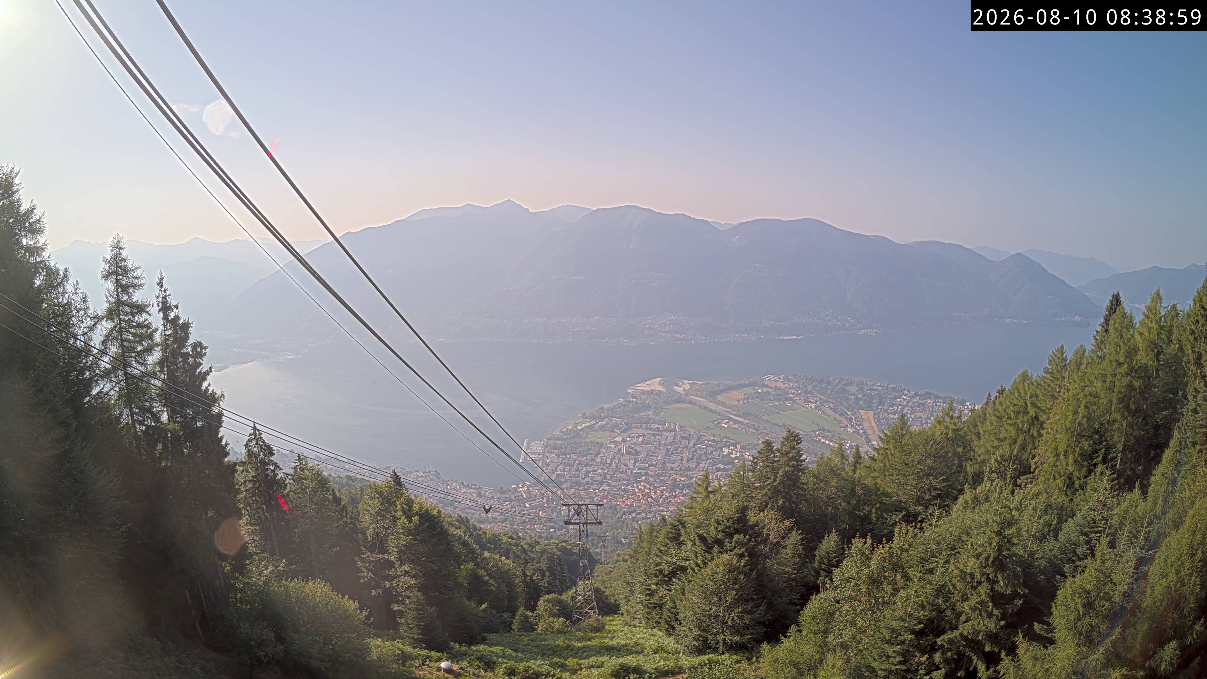 Archived image Webcam Cardada: View Aerialtram
