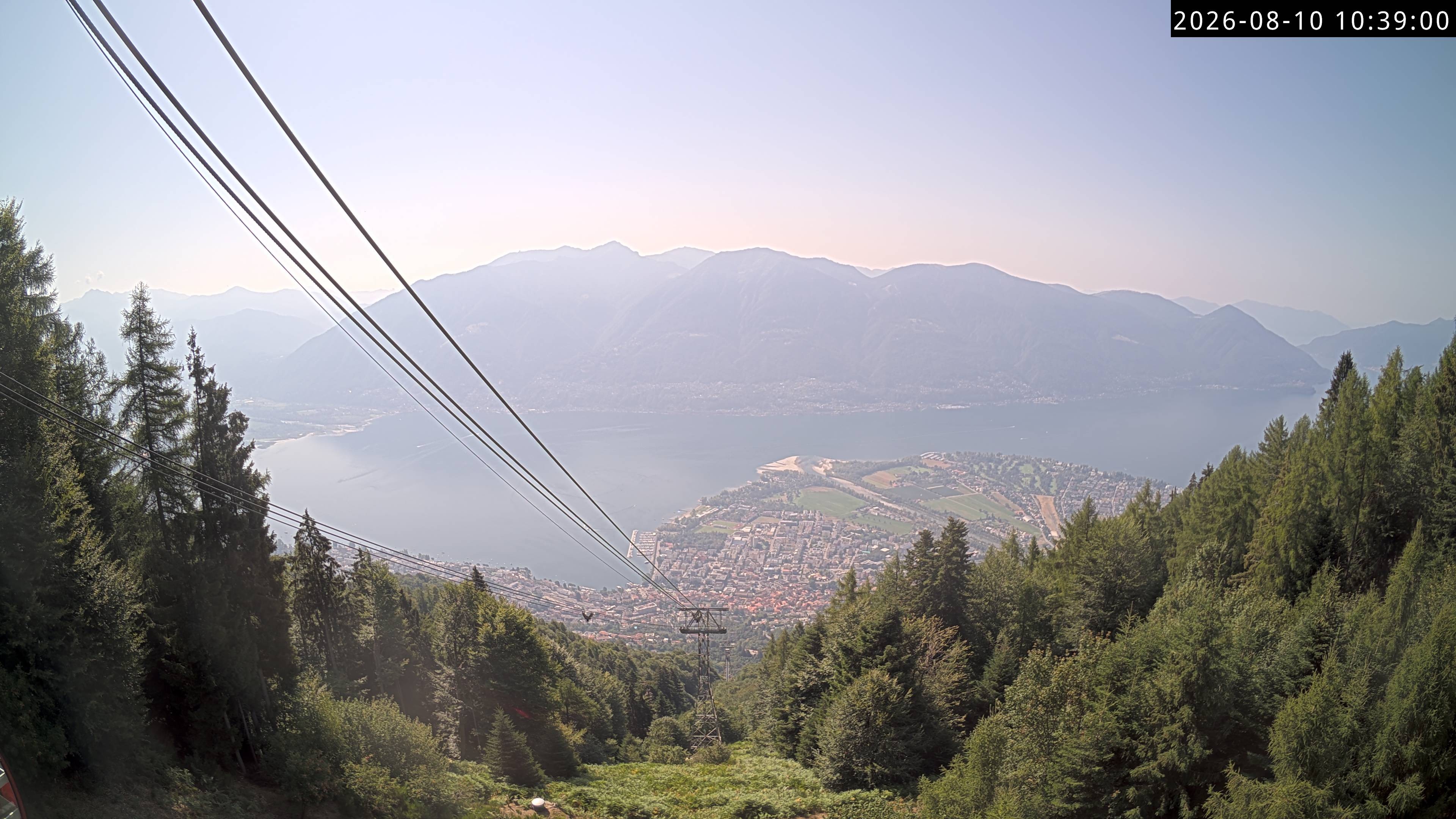Archived image Webcam Cardada: View Aerialtram