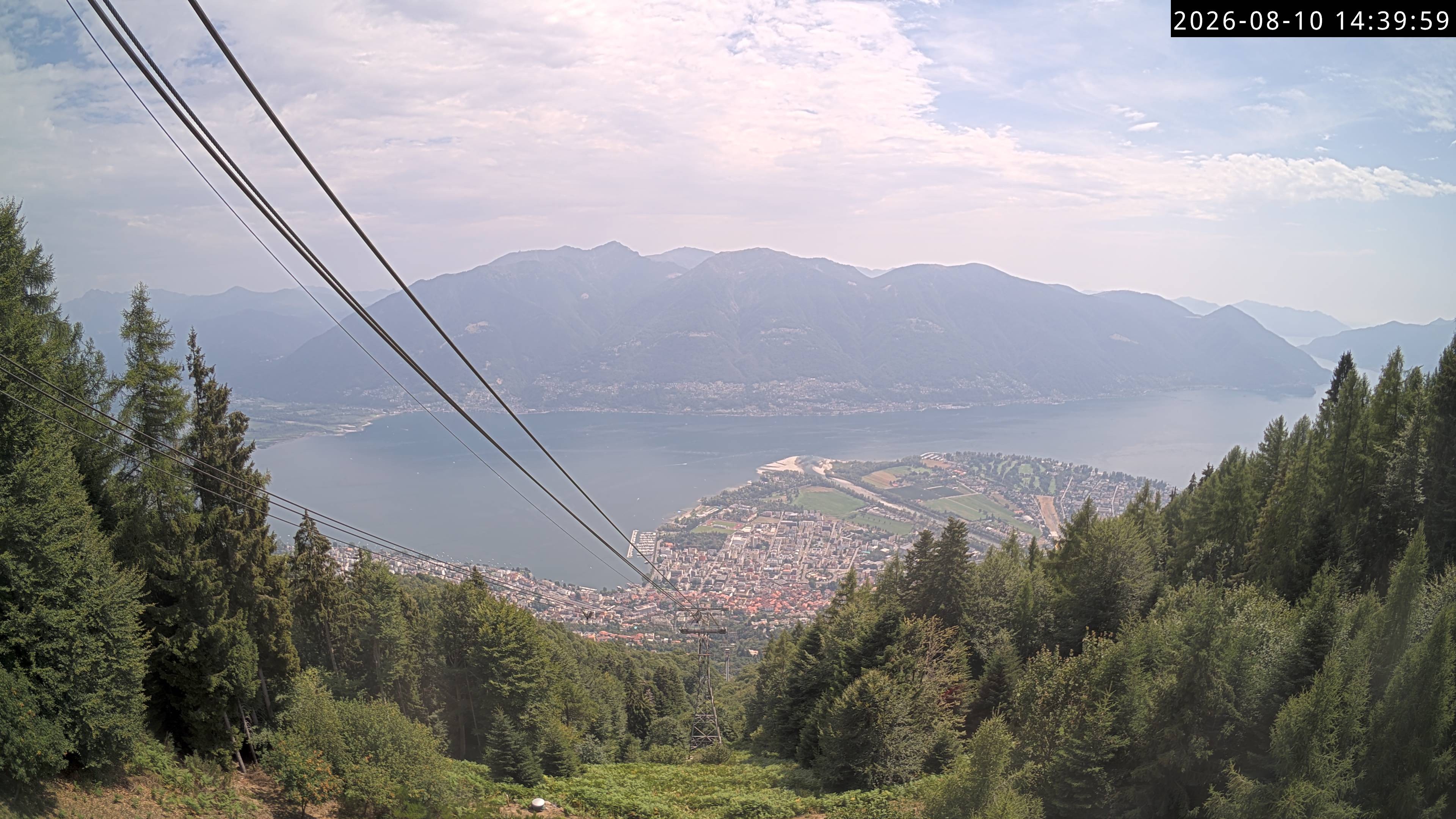 Archived image Webcam Cardada: View Aerialtram