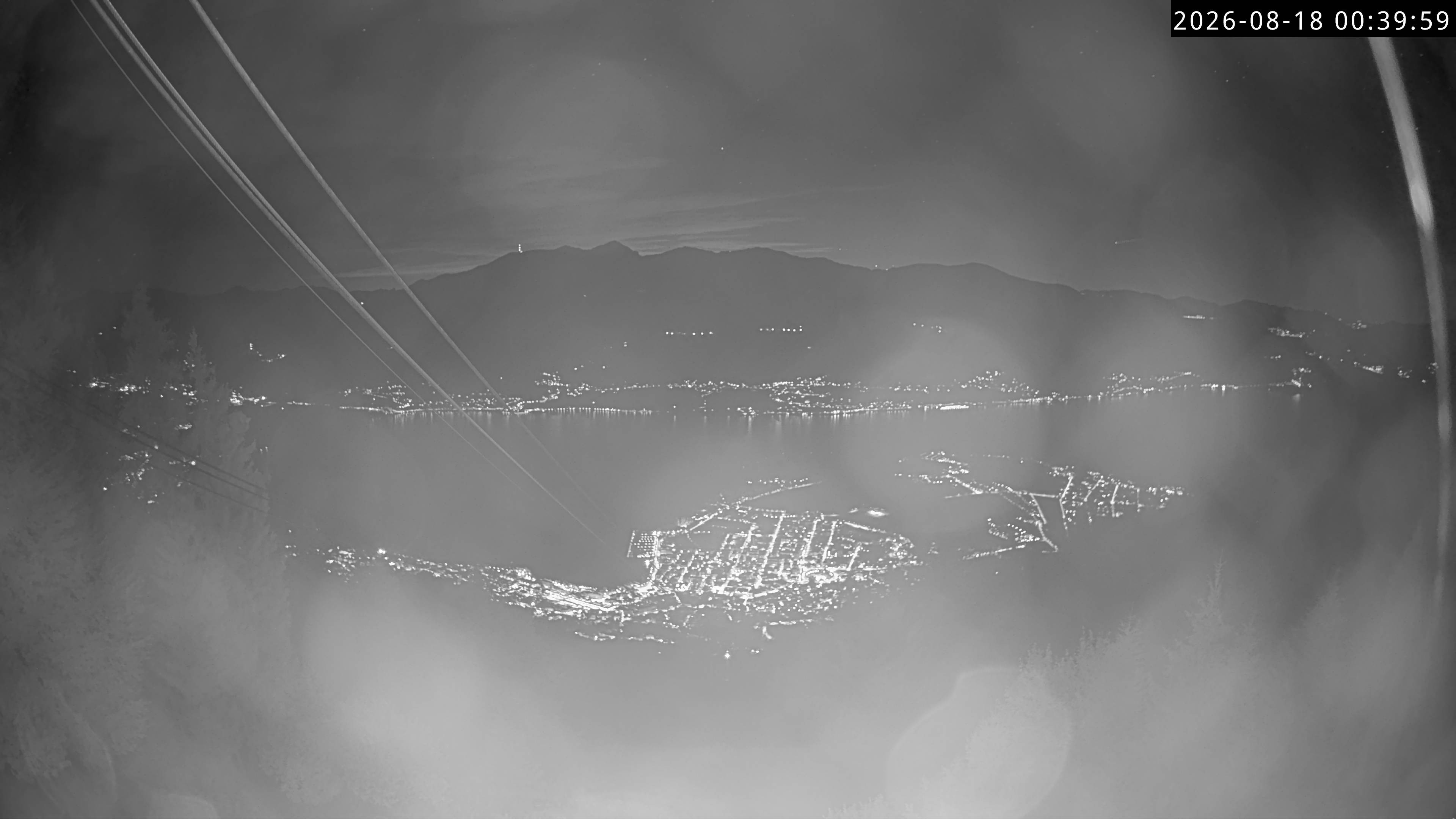 Archiv Foto Webcam Cardada: Blick Seilbahn