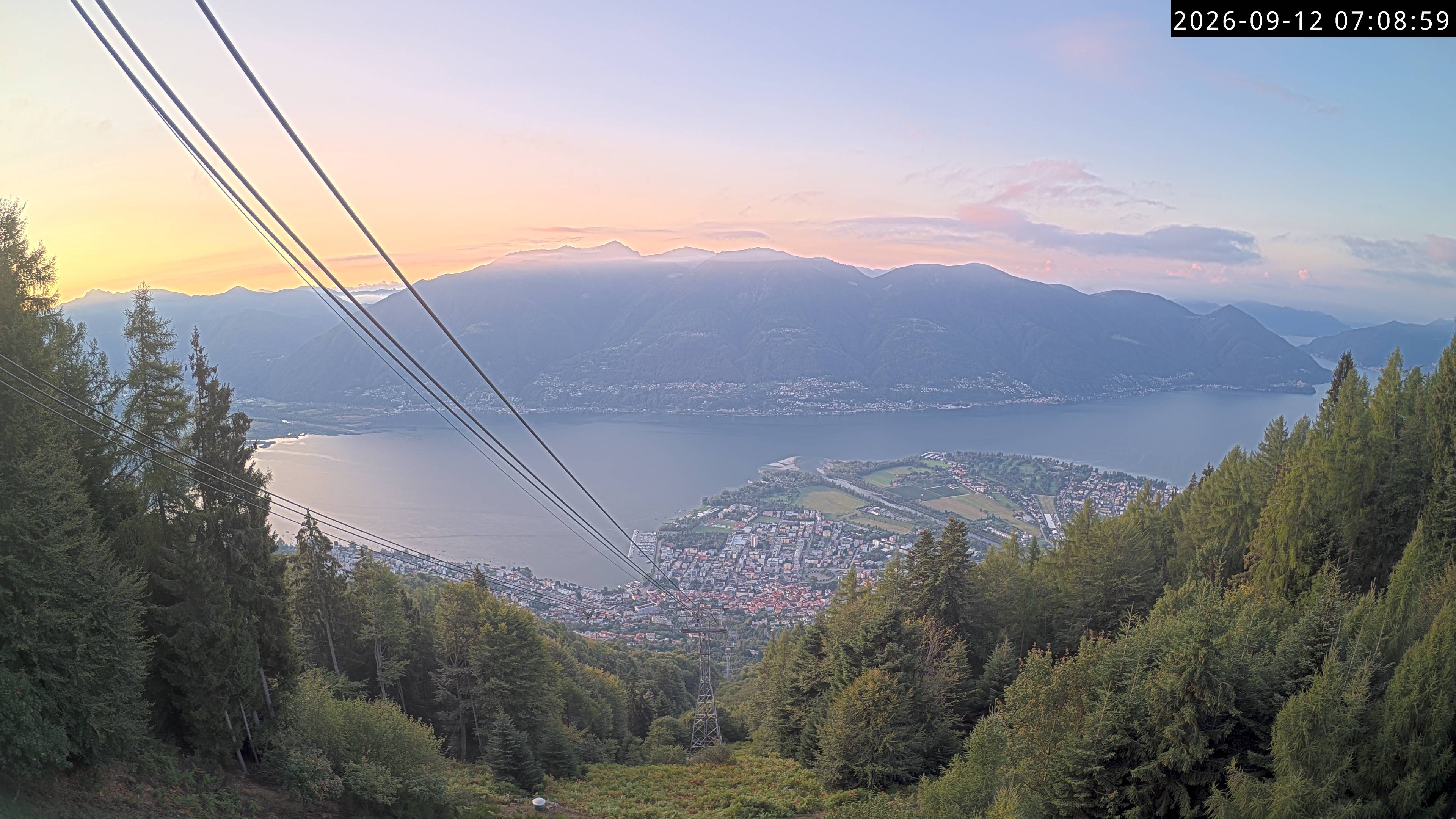Archived image Webcam Cardada: View Aerialtram