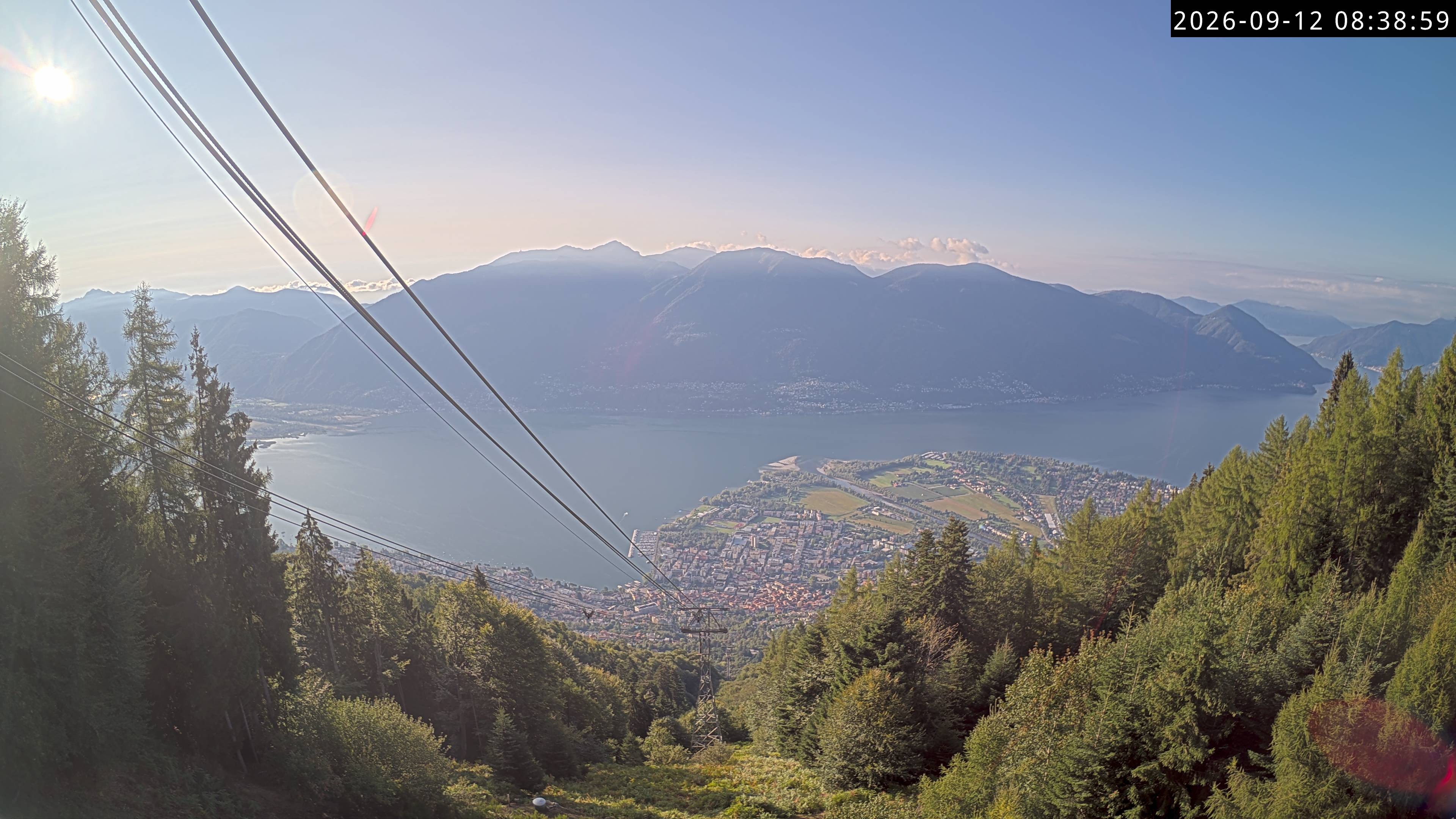 Archived image Webcam Cardada: View Aerialtram